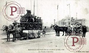 ALGER - BATAILLE DE FLEURS - RUCHE D'ABEILLES - AVRIL 1910